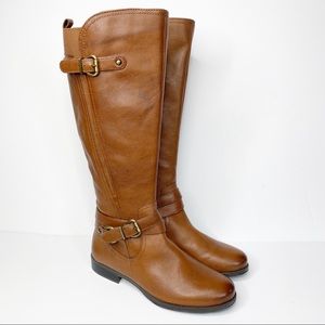 Naturalizer Jordan Leather Tall Riding Boot 9 New